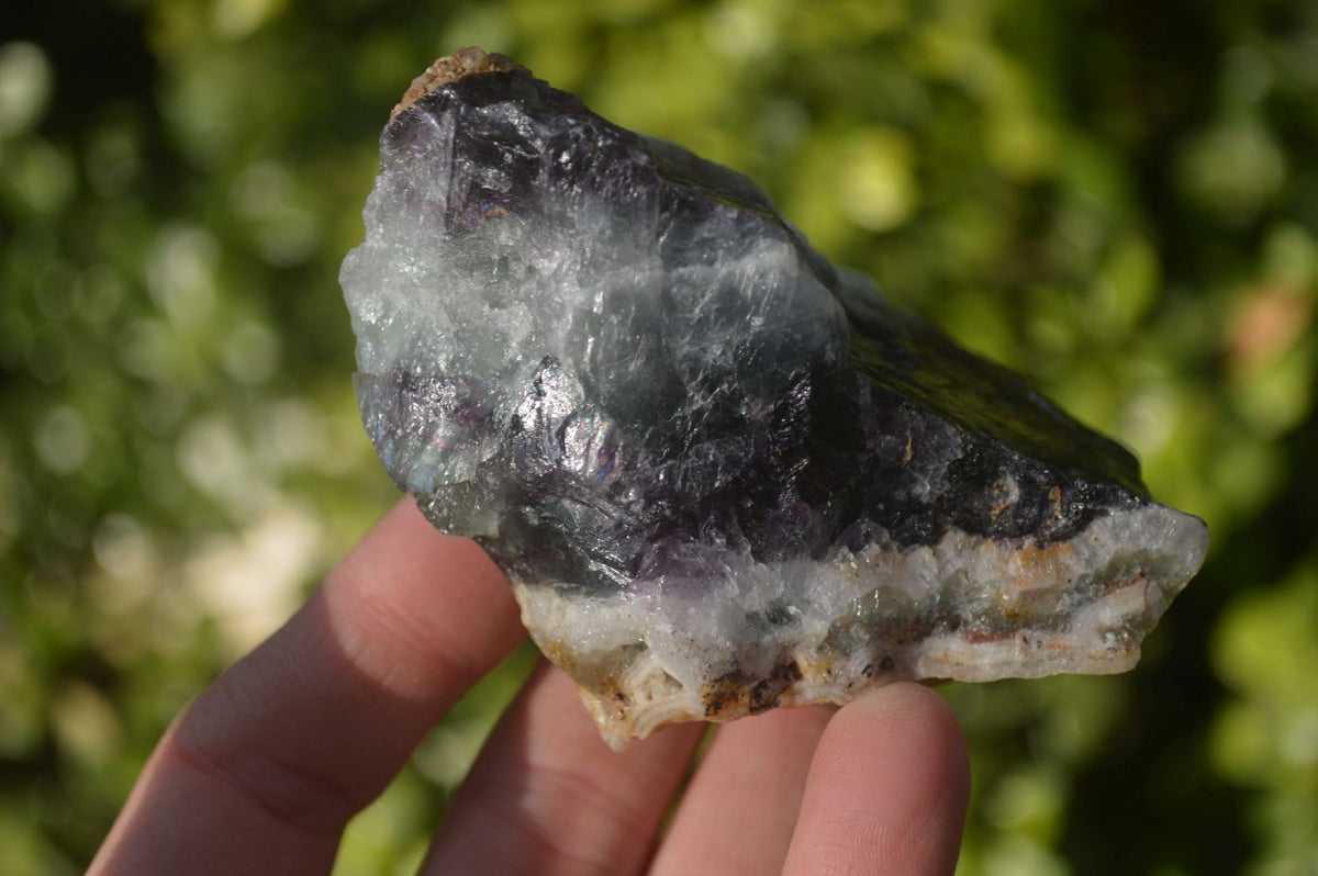 Natural Rough Watermelon Fluorite Cobbed Specimens  x 24 From Uis, Namibia - Toprock Gemstones and Minerals 