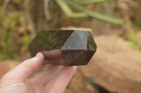 Polished New Sparkling Blue Iolite Standing Free Form & Point x 2 From Madagascar - TopRock
