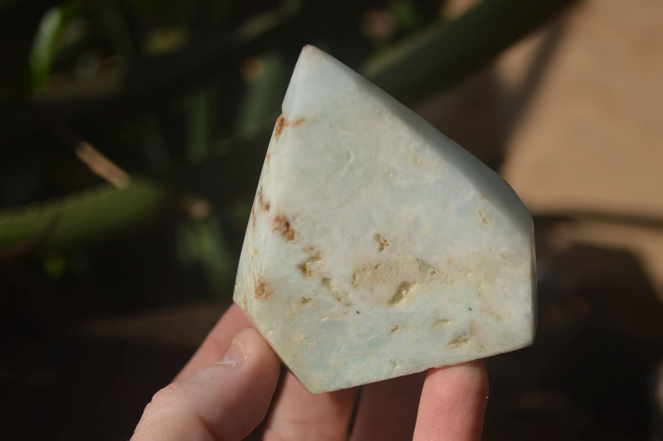 Polished Rare Blue Smithsonite Aragonite Points x 6 From Congo - Toprock Gemstones and Minerals 