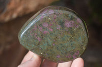 Polished Fluorescent Ruby Corundum In Chrome Verdite Free Forms x 4 From Zimbabwe - Toprock Gemstones and Minerals 