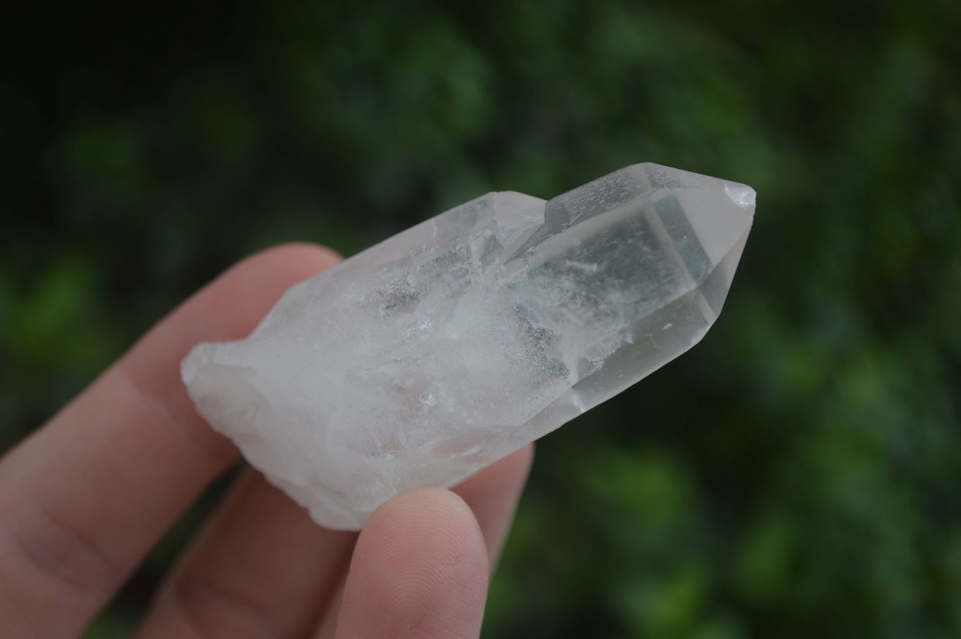Natural Single Etched Clear Quartz Crystals  x 35 From Mpika, Zambia - Toprock Gemstones and Minerals 