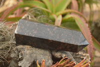 Polished New Sparkling Blue Iolite Standing Free Form & Point x 2 From Madagascar - TopRock