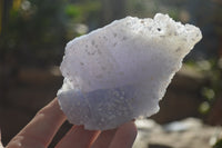 Natural Etched Blue Chalcedony Specimens  x 4 From Nsanje, Malawi - Toprock Gemstones and Minerals 
