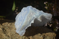 Natural Etched Blue Chalcedony Specimens  x 4 From Nsanje, Malawi - Toprock Gemstones and Minerals 