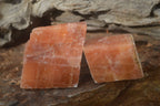 Natural New Sunset Orange Calcite Specimens  x 12 From Spitzkop, Namibia - Toprock Gemstones and Minerals 