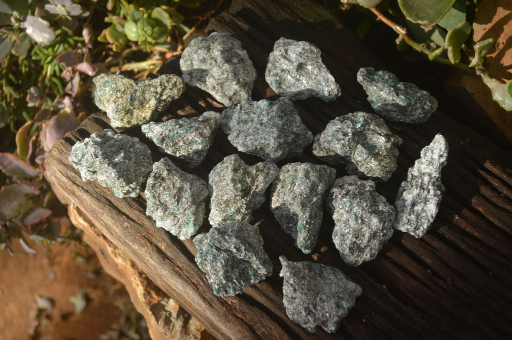 Natural Rare Emerald Mica In Matrix Cobbed Specimens x 20 From Mutoko, Zimbabwe - Toprock Gemstones and Minerals 