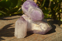 Polished Amethyst Crystals With Stunning Patterns  x 3 From Madagascar - TopRock