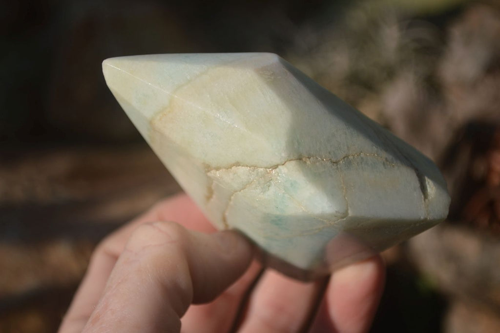 Polished Rare Blue Smithsonite Aragonite Points x 6 From Congo - Toprock Gemstones and Minerals 