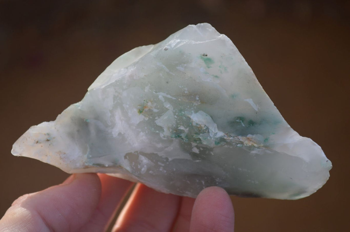 Natural Rough Green Jade Cobbed Specimens x 12 From Swaziland - Toprock Gemstones and Minerals 