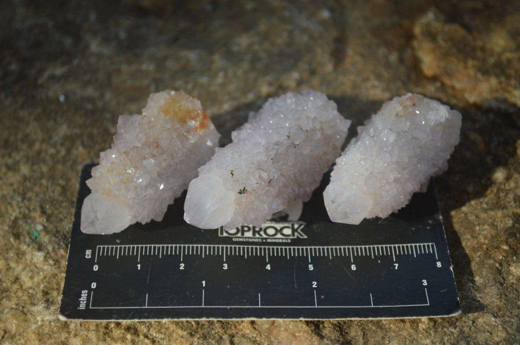 Natural Small Spirit Amethyst Quartz Crystals  x 70 From Boekenhouthoek, South Africa - Toprock Gemstones and Minerals 