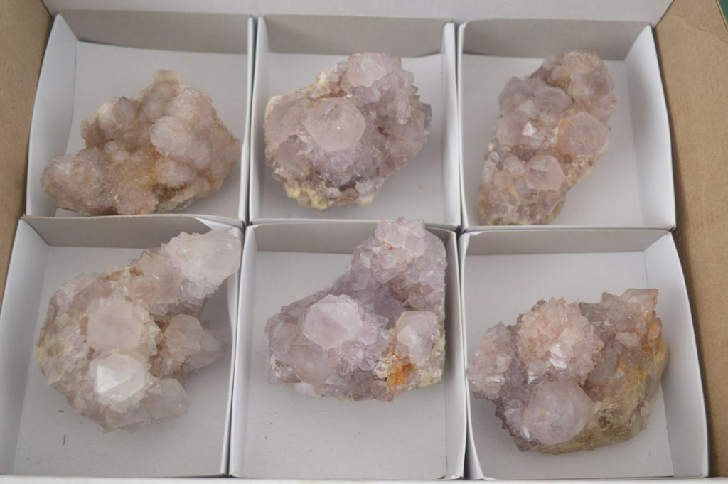 Natural Spirit Amethyst Quartz Clusters  x 6 From Boekenhouthoek, South Africa - Toprock Gemstones and Minerals 