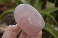 Polished Gemmy Pink Rose Quartz Standing Free Forms  x 3 From Ambatondrazaka, Madagascar - TopRock