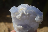 Natural Etched Blue Chalcedony Specimens  x 4 From Nsanje, Malawi - Toprock Gemstones and Minerals 