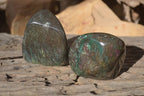 Polished Fluorescent Ruby Corundum In Chrome Verdite Free Forms x 4 From Zimbabwe - Toprock Gemstones and Minerals 