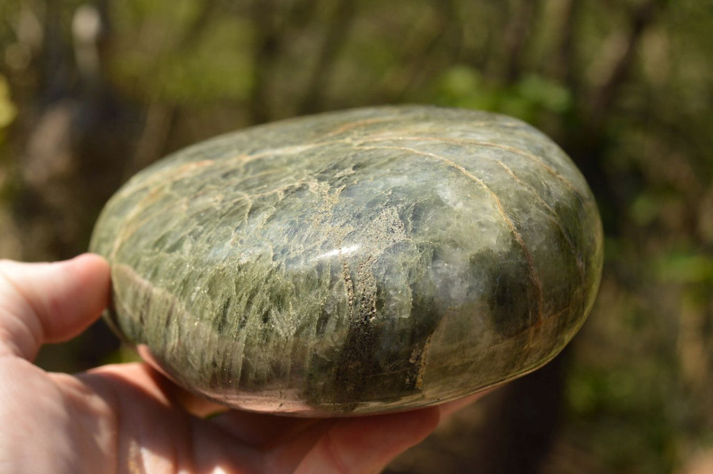Polished Banded Green Fuchsite Quartz Standing Free Form x 1 From Madagascar - TopRock