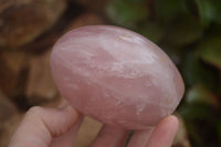 Polished Gemmy Pink Rose Quartz Standing Free Forms  x 3 From Ambatondrazaka, Madagascar - TopRock