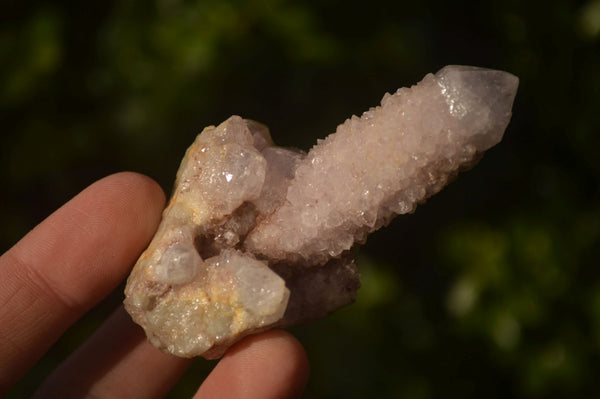 Natural Pale Lilac Spirit Quartz Clusters x 12 From Boekenhouthoek, South Africa - Toprock Gemstones and Minerals 
