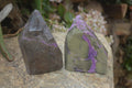 Polished Stichtite & Serpentine Points x 2 From Barberton, South Africa - Toprock Gemstones and Minerals 