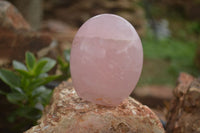 Polished Gemmy Pink Rose Quartz Standing Free Forms  x 3 From Ambatondrazaka, Madagascar - TopRock