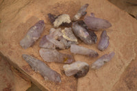 Natural Long Amethyst Crystals  x 12 From Chiredzi, Zimbabwe - Toprock Gemstones and Minerals 