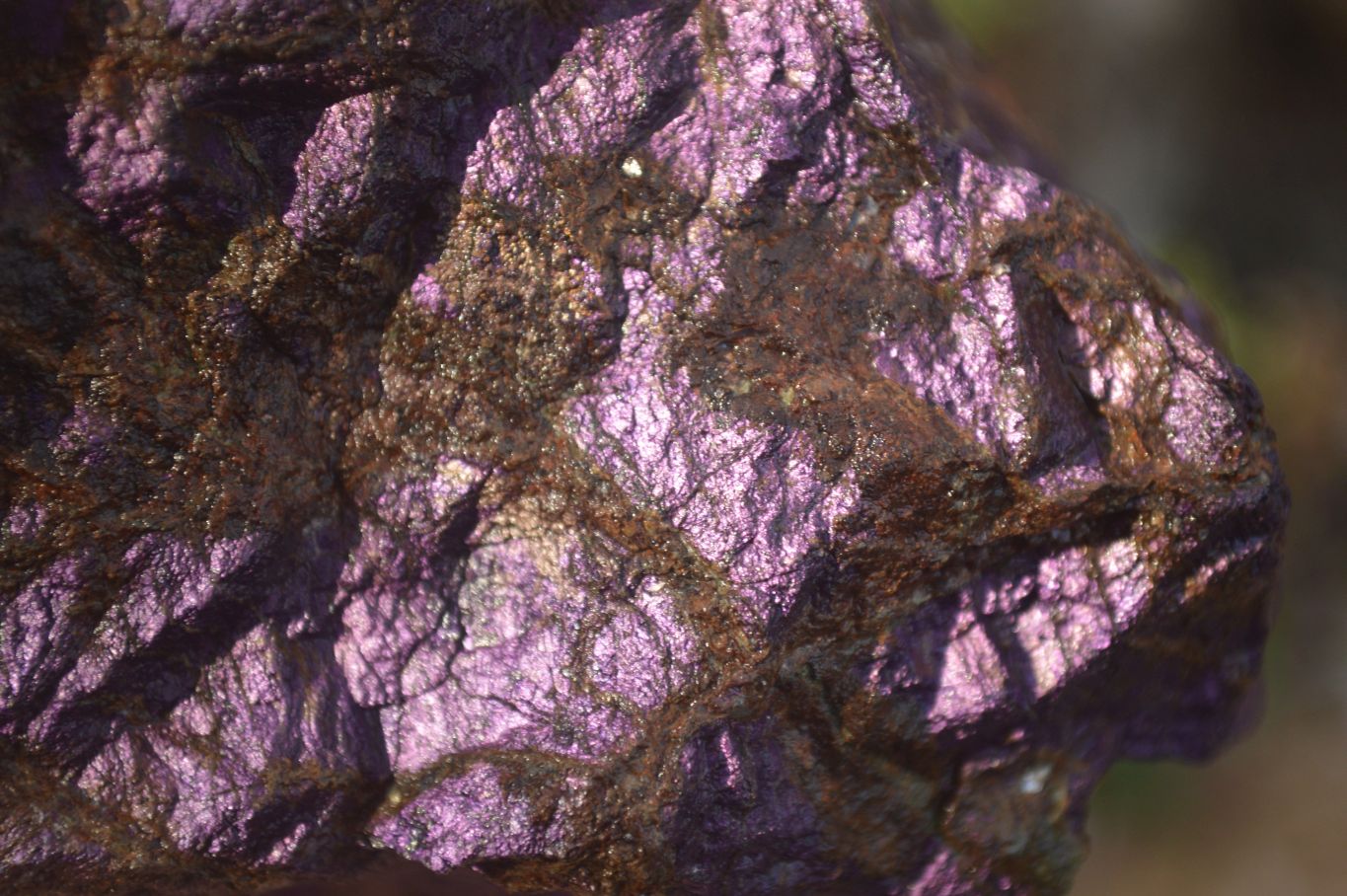 Natural Metallic Purpurite Cobbed Specimens  x 2 From Erongo, Namibia - Toprock Gemstones and Minerals 