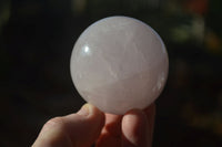 Polished Rare Blue Star Rose Quartz Spheres x 3 From Ambatondrazaka, Madagascar - Toprock Gemstones and Minerals 