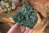 Natural Chatoyant Silky Malachite Specimens  x 3 From Kasompe, Congo - Toprock Gemstones and Minerals 