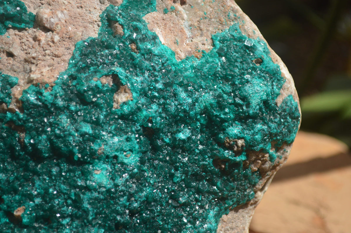 Natural Rare Massive Emerald Dioptase Specimen  x 1 From Congo - TopRock