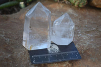 Polished  Clear Quartz Crystal Points  x 12 From Madagascar - Toprock Gemstones and Minerals 
