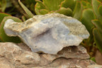 Natural Large Blue Lace Agate Geode Specimens  x 3 From Nsanje, Malawi - TopRock
