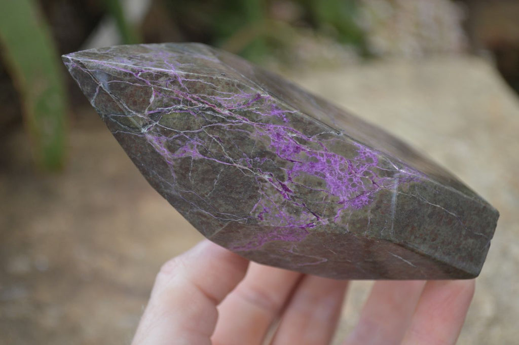 Polished Stichtite & Serpentine Points x 2 From Barberton, South Africa - Toprock Gemstones and Minerals 