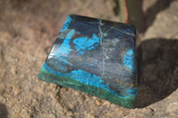 Polished Blue Shattuckite Free Forms  x 6 From Kaokoveld, Namibia - Toprock Gemstones and Minerals 