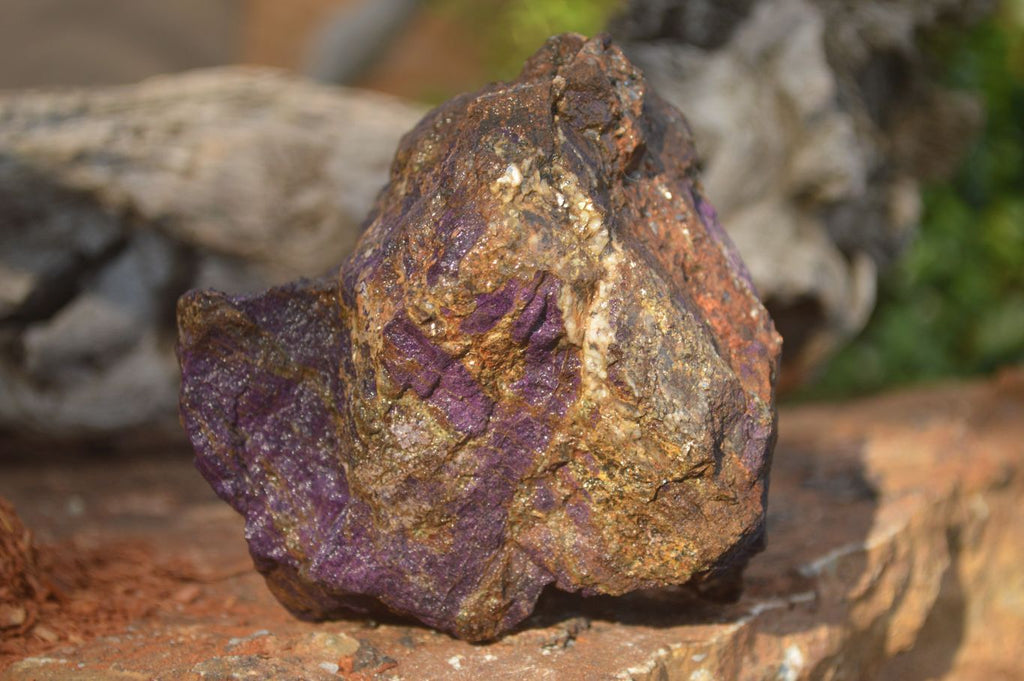 Natural Metallic Purpurite Cobbed Specimens  x 2 From Erongo, Namibia - Toprock Gemstones and Minerals 