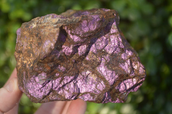 Natural Metallic Purpurite Cobbed Specimens  x 2 From Erongo, Namibia