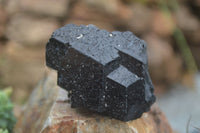 Natural Schorl Black Tourmaline Specimens x 2 From Erongo Mountains, Namibia - TopRock