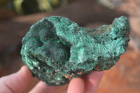 Natural Chatoyant Silky Malachite Specimens  x 3 From Kasompe, Congo - Toprock Gemstones and Minerals 