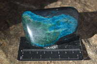 Polished Blue Shattuckite Free Forms  x 6 From Kaokoveld, Namibia - Toprock Gemstones and Minerals 