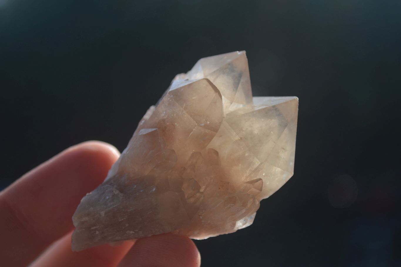 Natural Cascading White Phantom Smokey Quartz Crystals  x 35 From Luena, Congo - Toprock Gemstones and Minerals 