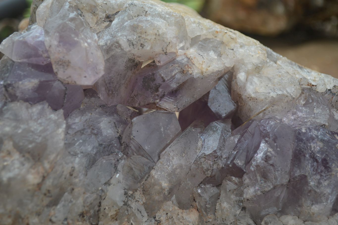 Natural Jacaranda Amethyst Cluster x 1 From Mumbwa, Zambia - TopRock