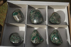 Polished Emerald In Matrix Standing Free Forms x 6 From Sandawana, Zimbabwe - TopRock