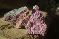Natural Salrose Cobaltion Dolomite Specimens x 12 From Kakanda, Congo - Toprock Gemstones and Minerals 