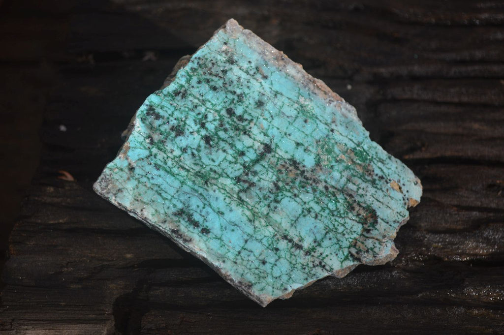 Natural Drusy Coated Chrysocolla & Malachite Dolomite Specimens x 7 From Congo - Toprock Gemstones and Minerals 