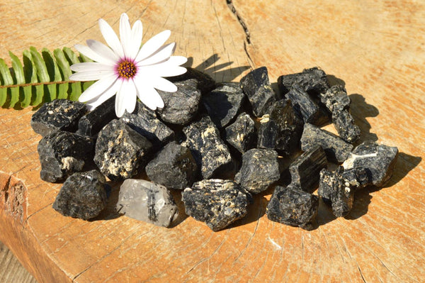 Natural Small Black Tourmaline / Schorl Crystals  x 70 From Zambia - TopRock