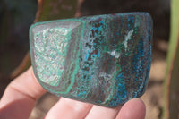 Polished Blue Shattuckite Free Forms  x 6 From Kaokoveld, Namibia - Toprock Gemstones and Minerals 