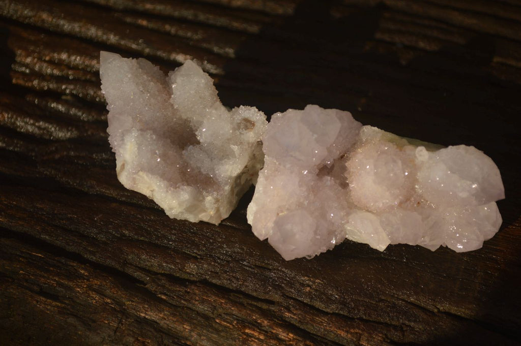 Natural Pale Lilac Spirit Quartz Clusters x 12 From Boekenhouthoek, South Africa - Toprock Gemstones and Minerals 