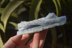 Natural Etched Blue Chalcedony Specimens  x 4 From Nsanje, Malawi - Toprock Gemstones and Minerals 
