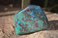 Polished Blue Shattuckite Free Forms  x 6 From Kaokoveld, Namibia - Toprock Gemstones and Minerals 