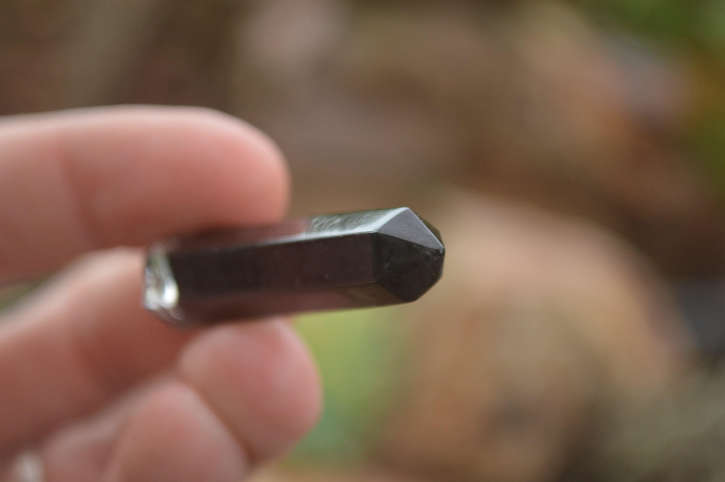 Polished Packaged Hand Crafted Resin Pendant with Shungite Chips - sold per piece - From Bulwer, South Africa - TopRock