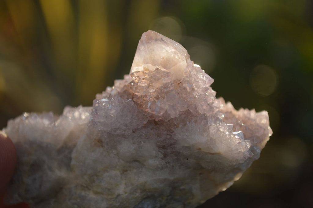 Natural Pale Lilac Spirit Quartz Clusters x 12 From Boekenhouthoek, South Africa - Toprock Gemstones and Minerals 