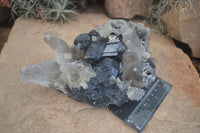 Natural Schorl Black Tourmaline Specimens x 2 From Erongo Mountains, Namibia - TopRock